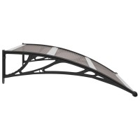 vidaXL Door Canopy Black 47.2