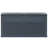 vidaXL Patio Storage Box 84.5 gal Anthracite