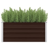 vidaXL Garden Raised Bed Brown 39.4