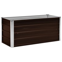 vidaXL Garden Raised Bed Brown 39.4