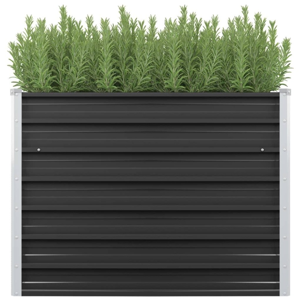 vidaXL Garden Raised Bed Anthracite 39.4