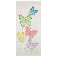 vidaXL Insect Door Curtain Bamboo 35.4