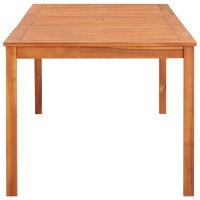 Vidaxl Patio Table 84.6X35.4X29.1 Solid Acacia Wood