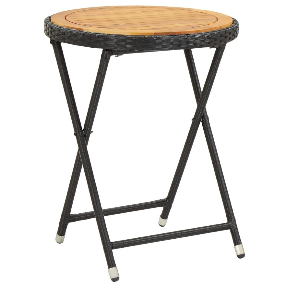 vidaXL Tea Table Black 23.6