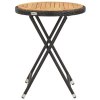 vidaXL Tea Table Black 23.6