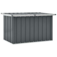 vidaXL Patio Storage Box Gray 42.9