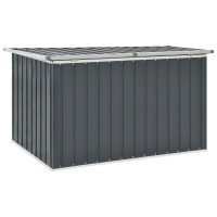 vidaXL Patio Storage Box Gray 58.7