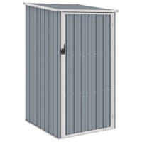 vidaXL Garden Shed Gray 34.3