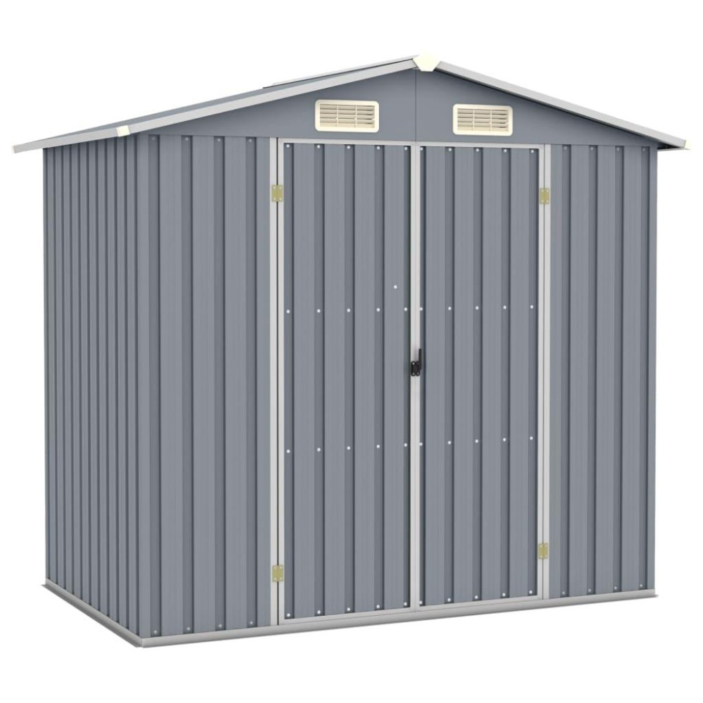 vidaXL Garden Shed Gray 80