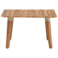 Vidaxl Patio Coffee Table 23.6X23.6X14.2 Solid Acacia Wood