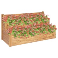 vidaXL 2-Tier Garden Planter 63