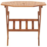Vidaxl Folding Patio Table 35.4X29.5 Solid Wood Acacia