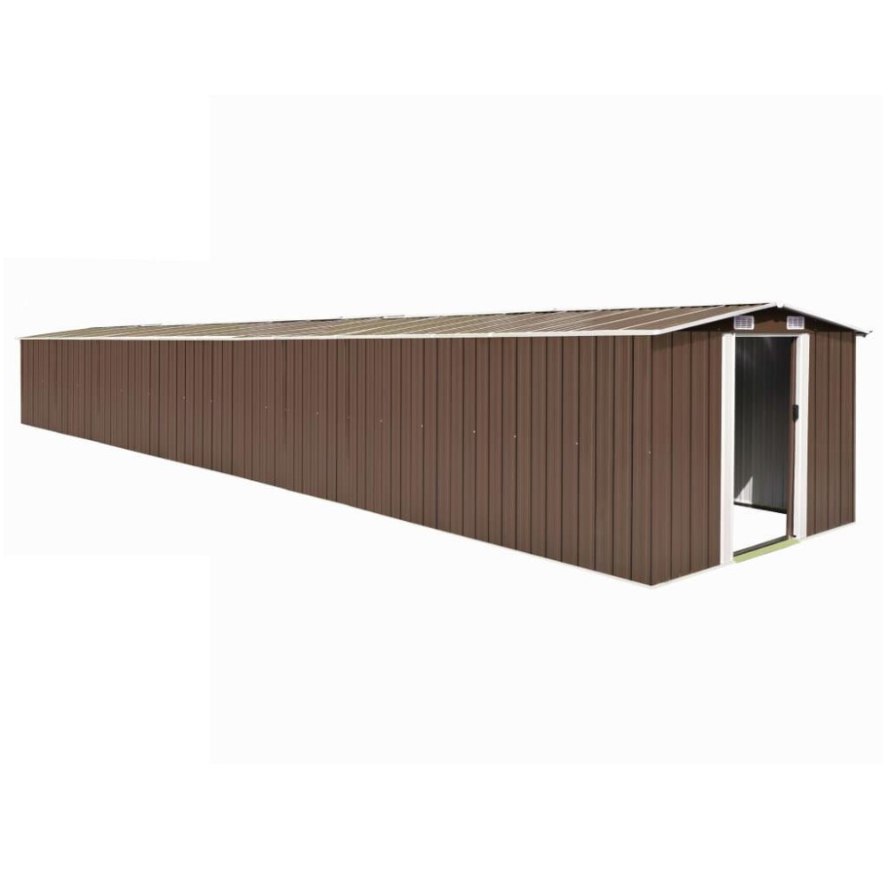 vidaXL Garden Shed Brown 101.2