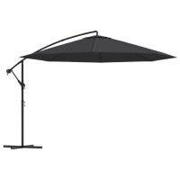 vidaXL Cantilever Umbrella with Aluminum Pole 137.8