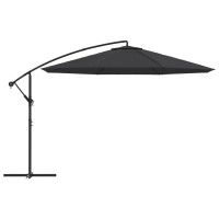 vidaXL Cantilever Umbrella with Aluminum Pole 137.8