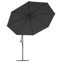 vidaXL Cantilever Umbrella with Aluminum Pole 137.8