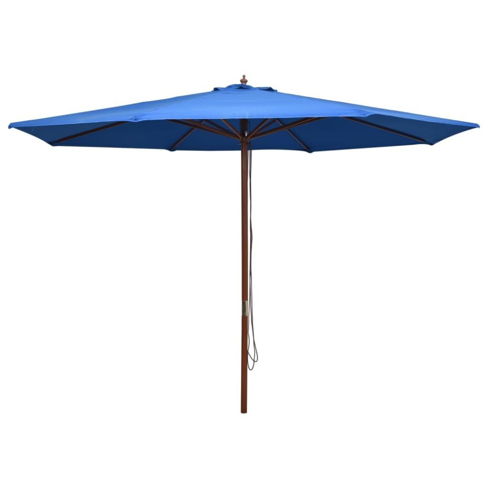 vidaXL Outdoor Parasol with Wooden Pole 137.8