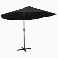 vidaXL Outdoor Parasol with Aluminum Pole 181.1