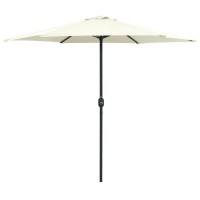 vidaXL Outdoor Parasol with Aluminum Pole 106.3