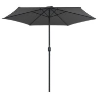 vidaXL Outdoor Parasol with Aluminum Pole 106.3