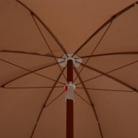 vidaXL Parasol with Steel Pole 94.5