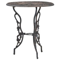 Vidaxl 3 Piece Bistro Set Cast Aluminum