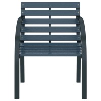 Vidaxl Patio Chairs 2 Pcs Gray Wood