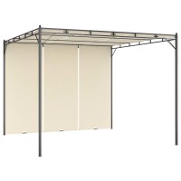 vidaXL Garden Gazebo with Side Curtain 118.1