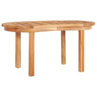 Vidaxl Coffee Table 35.4X19.7X17.7 Solid Teak Wood