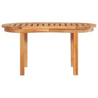Vidaxl Coffee Table 35.4X19.7X17.7 Solid Teak Wood