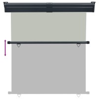 48434 vidaXL Balcony Side Awning 65