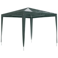 vidaXL Professional Party Tent 8.2'x8.2' Green 0.3 oz/ft虏