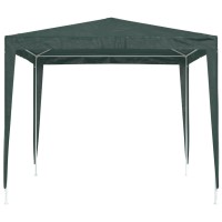 vidaXL Professional Party Tent 8.2'x8.2' Green 0.3 oz/ft虏