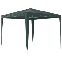 vidaXL Professional Party Tent 8.2'x8.2' Green 0.3 oz/ft虏