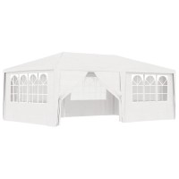 vidaXL Professional Party Tent with Side Walls 13.1'x19.7' White 0.3 oz/ft虏