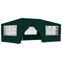 vidaXL Professional Party Tent with Side Walls 13.1'x19.7' Green 0.3 oz/ft虏