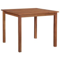 Vidaxl Patio Table 33.5X33.5X29.1 Solid Acacia Wood