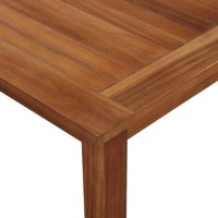 Vidaxl Patio Table 33.5X33.5X29.1 Solid Acacia Wood