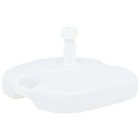 vidaXL Umbrella Base Sand/Water Filled 4.2 gal White Plastic