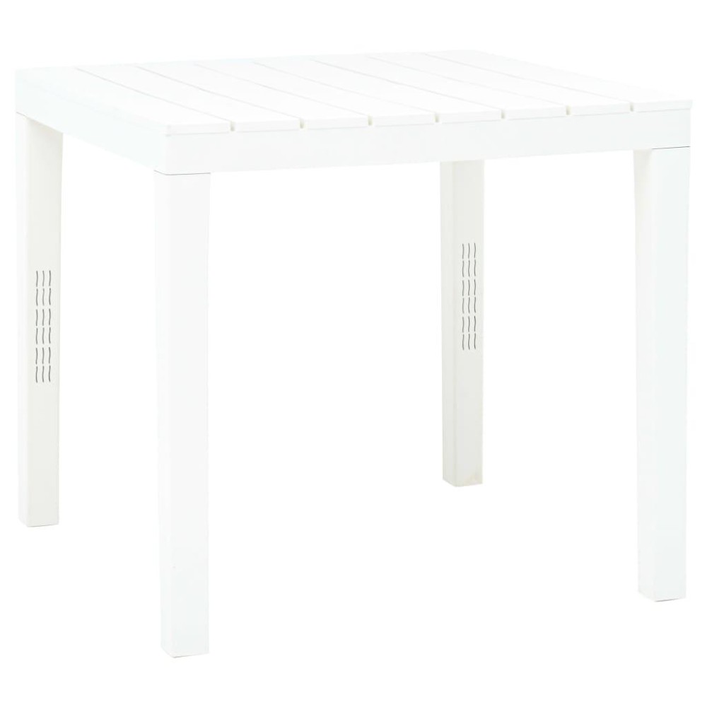 vidaXL Patio Table White 30.7