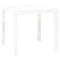 vidaXL Patio Table White 30.7