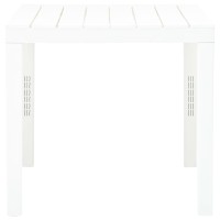 vidaXL Patio Table White 30.7