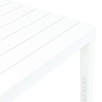 vidaXL Patio Table White 30.7