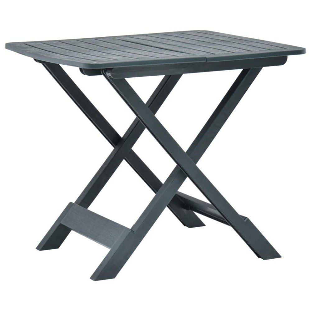 vidaXL Folding Patio Table Green 31.1