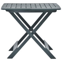 vidaXL Folding Patio Table Green 31.1