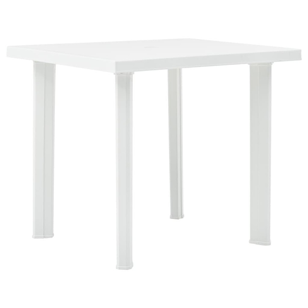 vidaXL Garden Table White 31.5