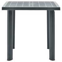 Vidaxl Patio Table Green 31.5X29.5X28.3 Plastic