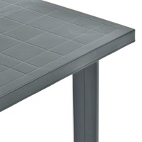 Vidaxl Patio Table Green 31.5X29.5X28.3 Plastic