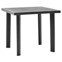Vidaxl Patio Table Anthracite 31.5X29.5X28.3 Plastic