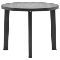 vidaXL Patio Table Anthracite 35